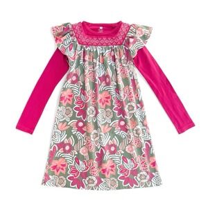 READ - Tea Collection South Africa Floral Dress & Purity Tee Outfit Girls 8